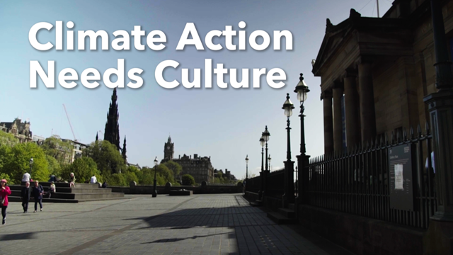 Pavement and front steps leading up to the Royal Scottish Academy, Edinburgh